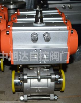 三片式气动快装球阀