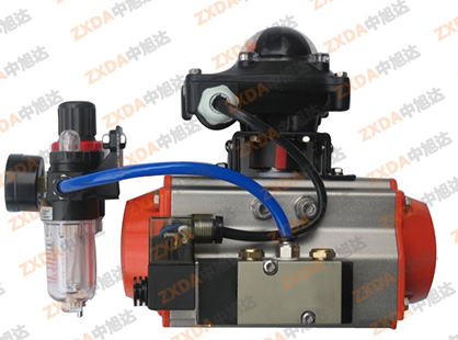 AT气动执行器带三联件