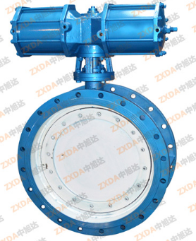 三偏心气动硬密封蝶阀